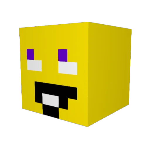 Creeper_peaches Minecraft avatar head, 3D render