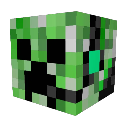 Creeperboy2710 Minecraft avatar head, 3D render