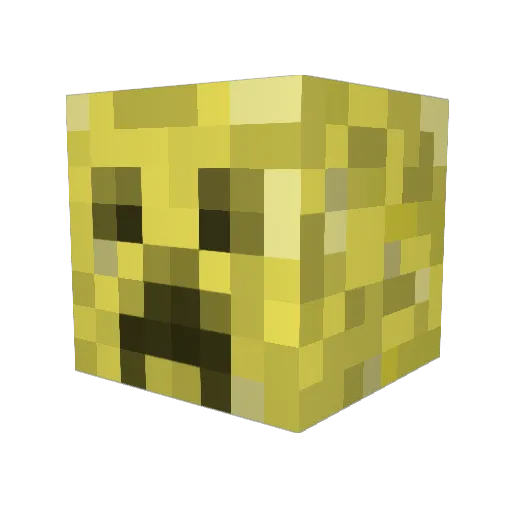 Creepercool3 Minecraft avatar head, 3D render