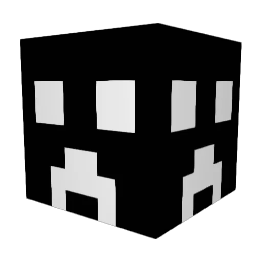 Creeperfresse Minecraft avatar head, 3D render
