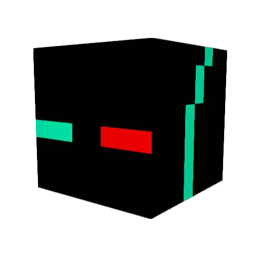 Creeperman711 Minecraft avatar head, 3D render