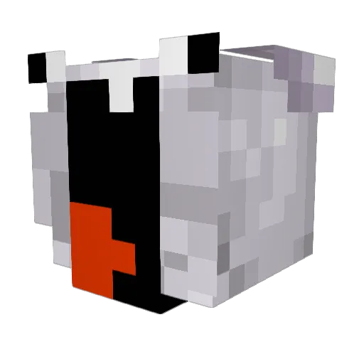 Creepersippy Minecraft avatar head, 3D render
