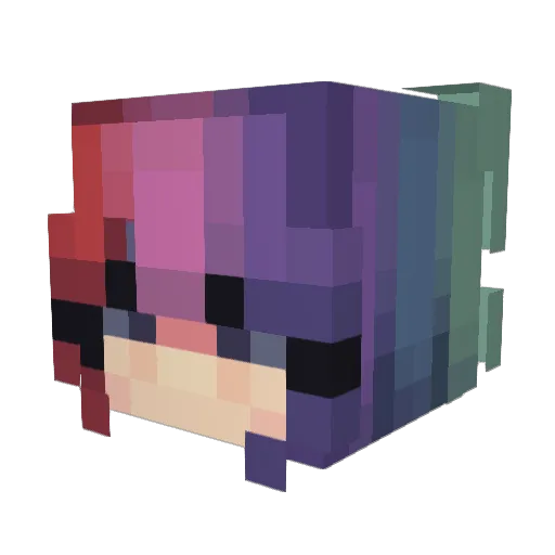 CreepiMatze Minecraft avatar head, 3D render