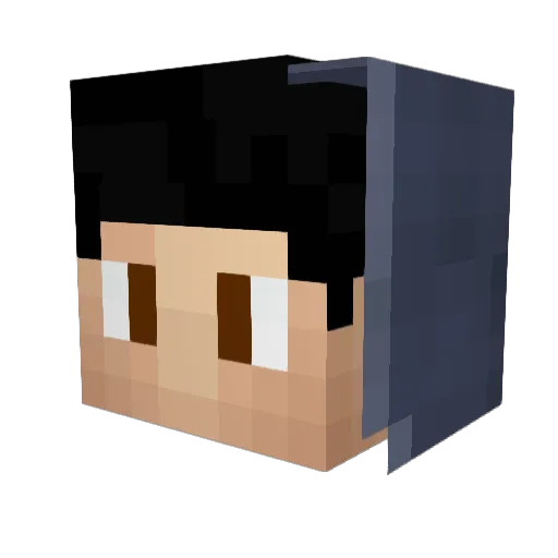 CreepyCody1 Minecraft avatar head, 3D render