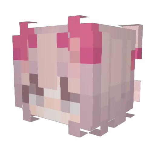 CreepyCreepr610 Minecraft avatar head, 3D render
