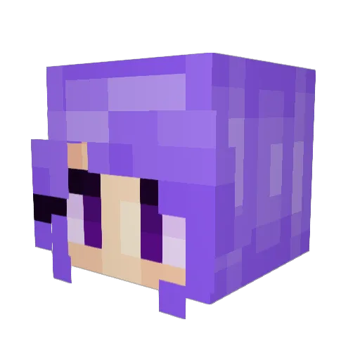 CreepyFriday99 Minecraft avatar head, 3D render