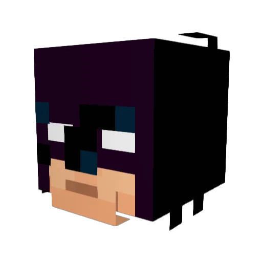 CreepyLemon321 Minecraft avatar head, 3D render