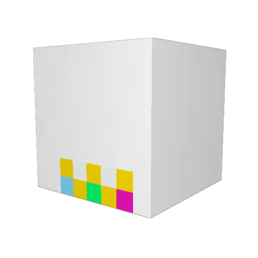 CreepyTroll Minecraft avatar head, 3D render
