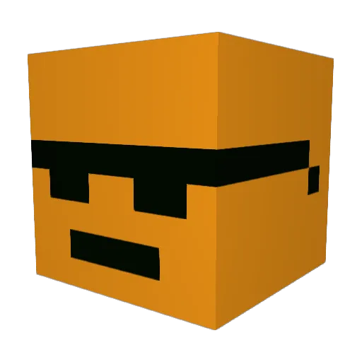 Creester Minecraft avatar head, 3D render