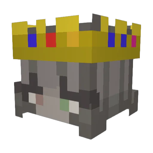 Creftsimpss Minecraft avatar head, 3D render