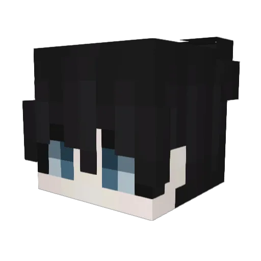 CreguuiTV Minecraft avatar head, 3D render