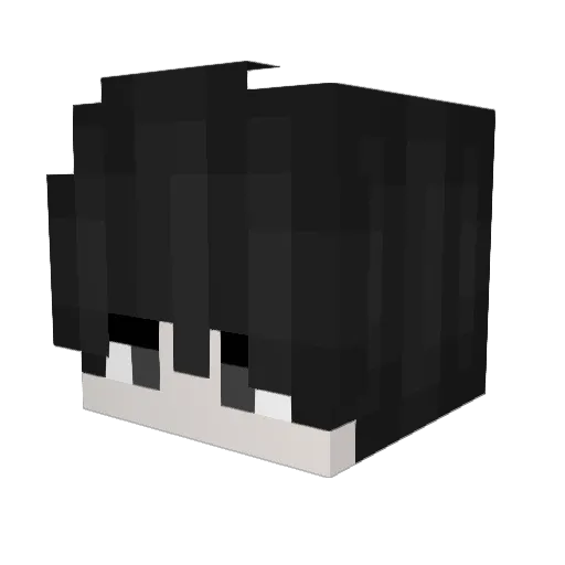 Crektur Minecraft avatar head, 3D render