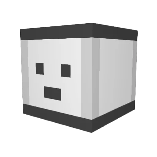 Creme_Kr Minecraft avatar head, 3D render