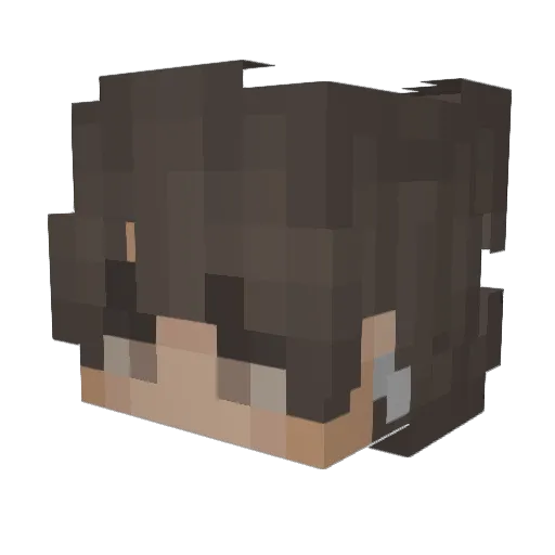 Cremnol_ Minecraft avatar head, 3D render
