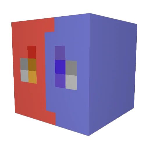 Crenergy Minecraft avatar head, 3D render