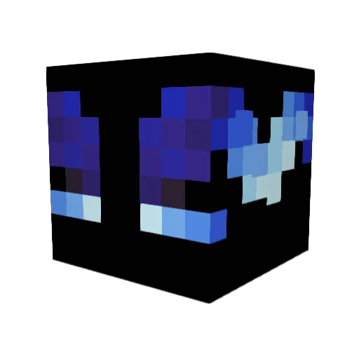 Crepeke Minecraft avatar head, 3D render