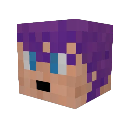 CrepticMoon Minecraft avatar head, 3D render