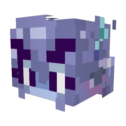 CrepuscularRazed Minecraft avatar head, 3D render