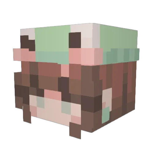 CresceliaUwu Minecraft avatar head, 3D render