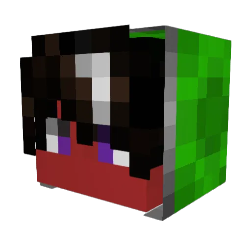CrescendoFX Minecraft avatar head, 3D render