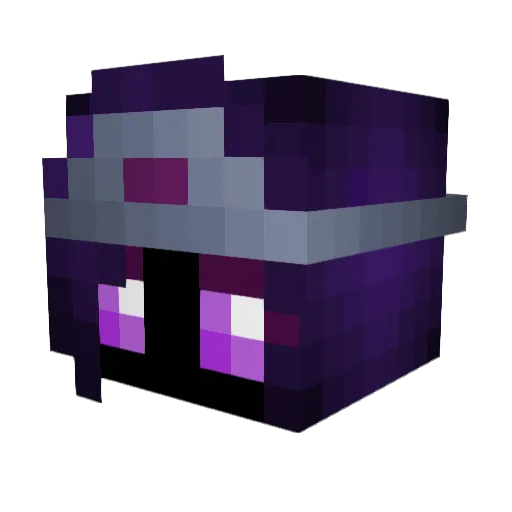 Cresil357 Minecraft avatar head, 3D render