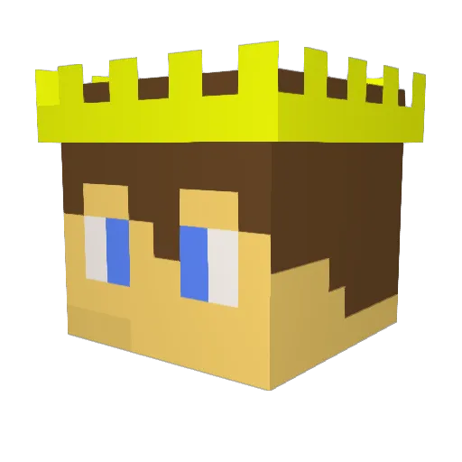 Cress_Stress54 Minecraft avatar head, 3D render