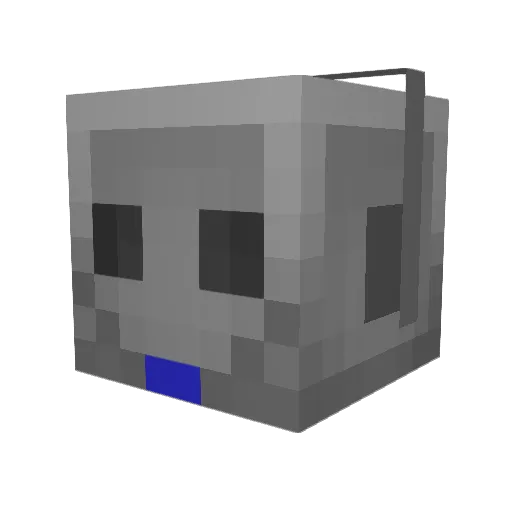 CressidaH Minecraft avatar head, 3D render