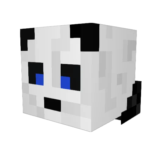 CretuManiac Minecraft avatar head, 3D render