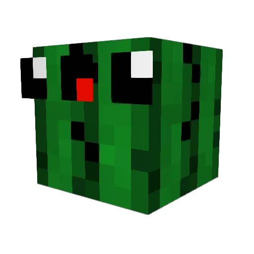 Crevettedu31 Minecraft avatar head, 3D render