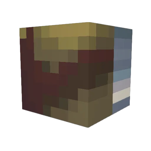 Crewdawg1 Minecraft avatar head, 3D render