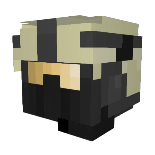 Crexo12 Minecraft avatar head, 3D render