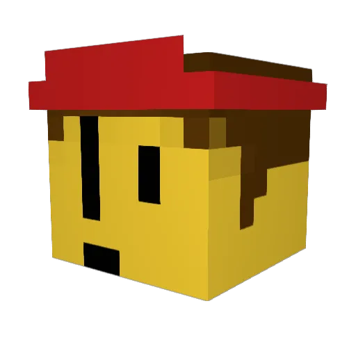 Crgtx2000 Minecraft avatar head, 3D render