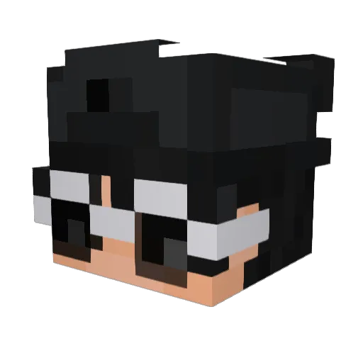 Crhistofer Minecraft avatar head, 3D render