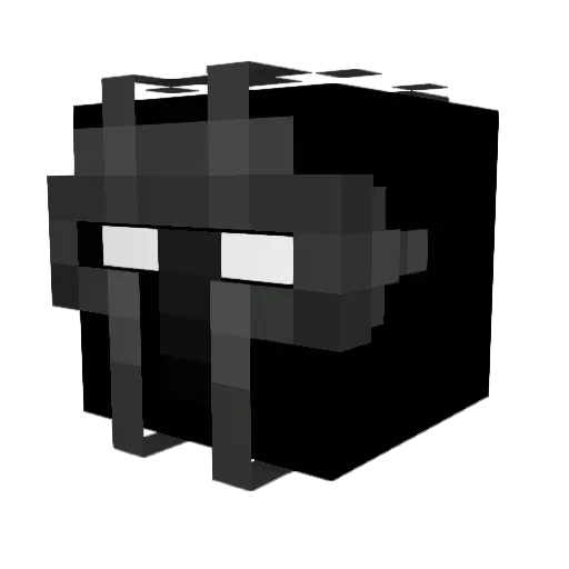 Cribton3472 Minecraft avatar head, 3D render