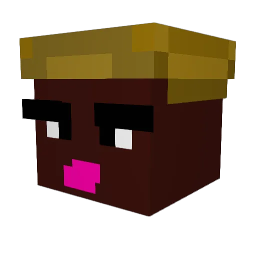 CricketCrusher Minecraft avatar head, 3D render