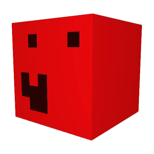 Crige Minecraft avatar head, 3D render