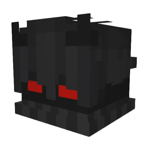 Crigon Minecraft avatar head, 3D render