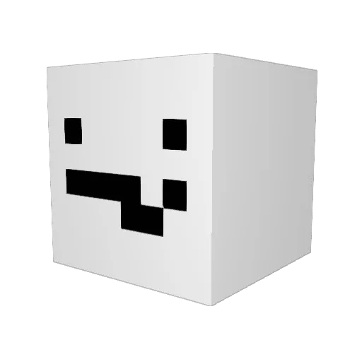 Crimble1 Minecraft avatar head, 3D render