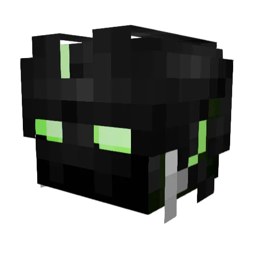 Crime_MR577 Minecraft avatar head, 3D render