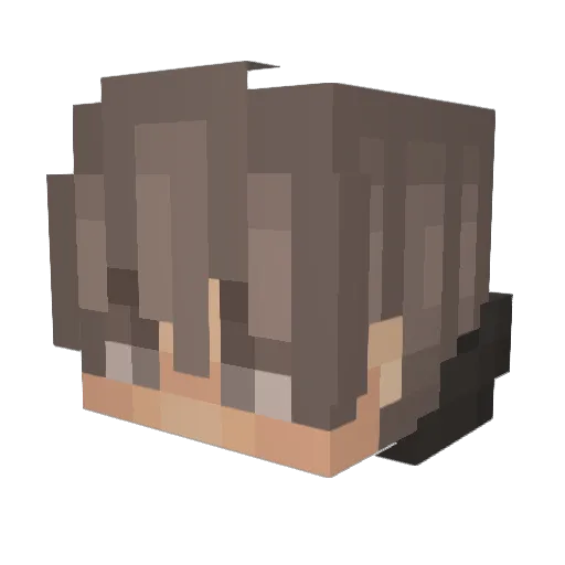 Crimeron Minecraft avatar head, 3D render