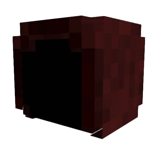 Crimeth Minecraft avatar head, 3D render