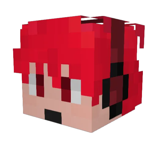 Crimhurt Minecraft avatar head, 3D render