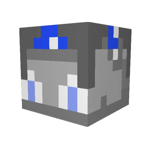 Criminally_Silly Minecraft avatar head, 3D render