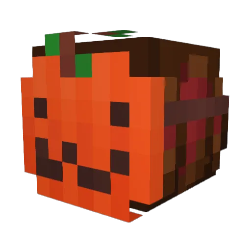 Crimkrai Minecraft avatar head, 3D render