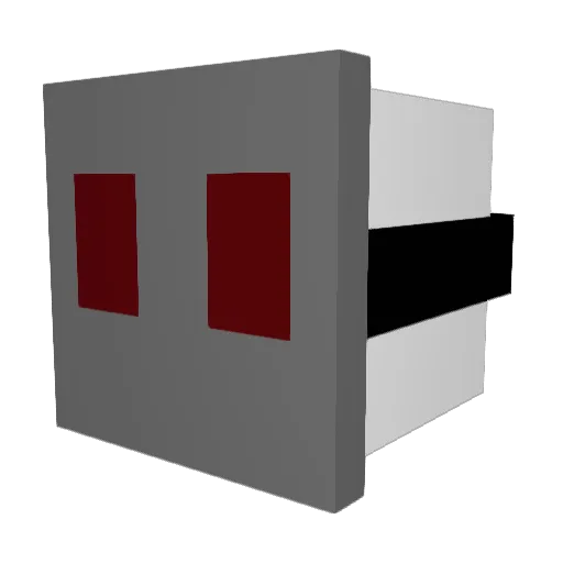 Crimm00 Minecraft avatar head, 3D render