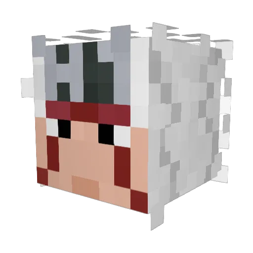 CrimpsyTancos Minecraft avatar head, 3D render