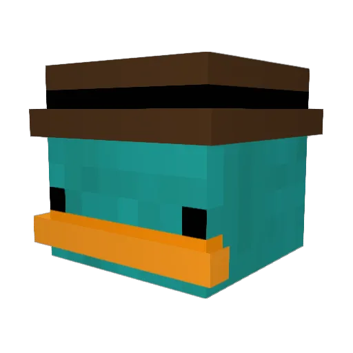 CrimsonChronic Minecraft avatar head, 3D render