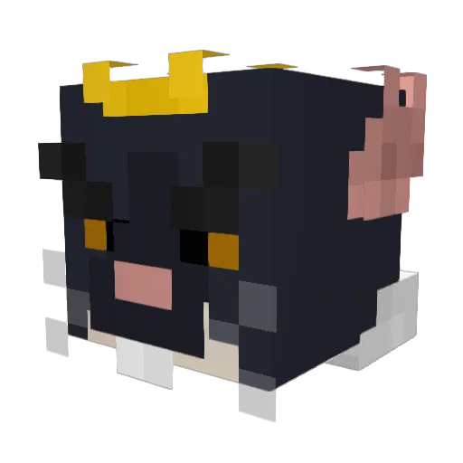 CrimsonDynami Minecraft avatar head, 3D render