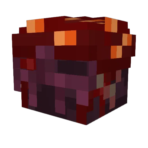 CrimsonFrag Minecraft avatar head, 3D render