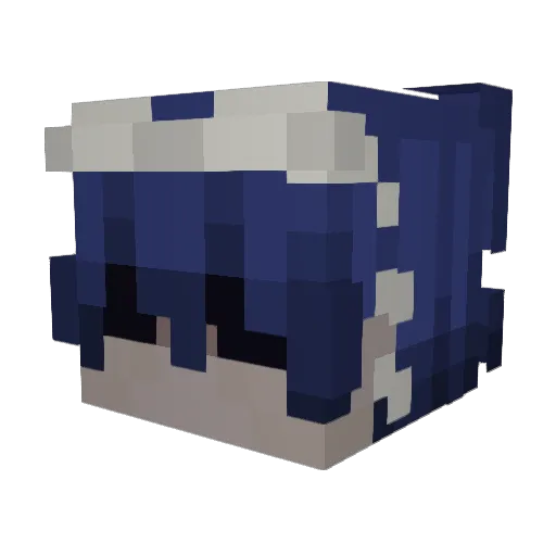 CrimsonKnight90 Minecraft avatar head, 3D render